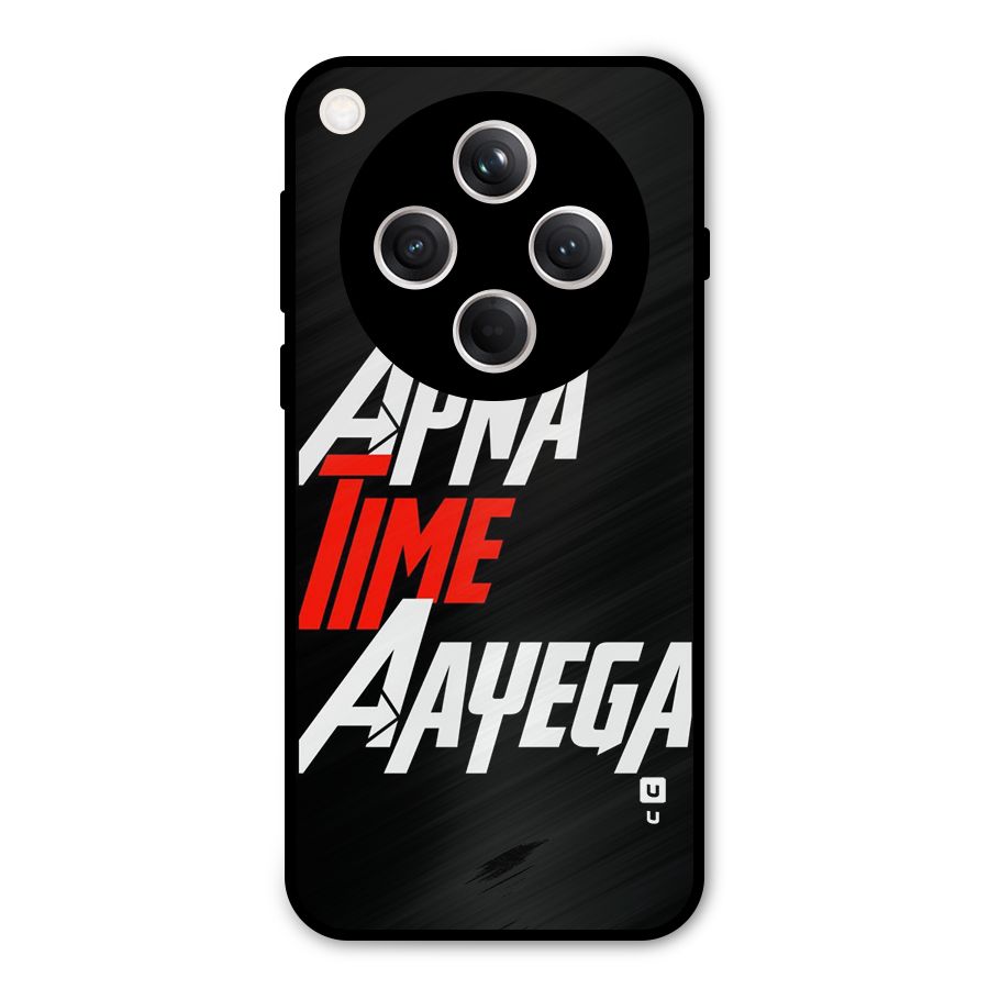 Time Aayega Metal Back Case for Oppo Find X8