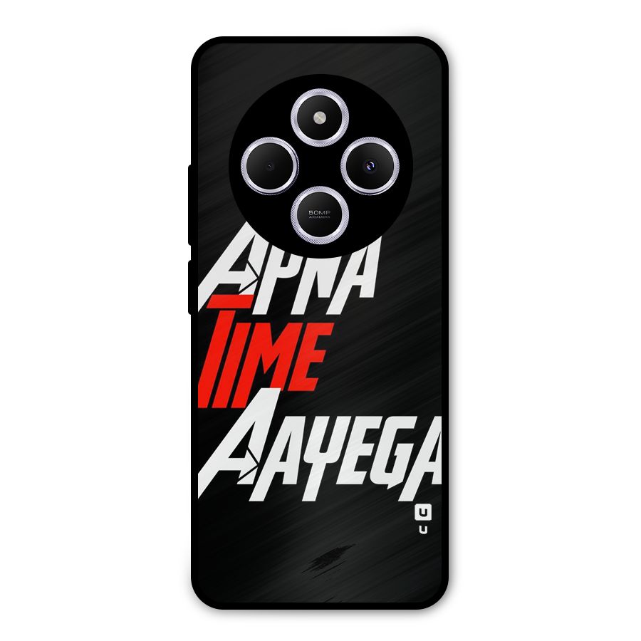Time Aayega Metal Back Case for Poco C75 5G