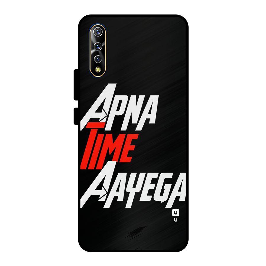 Time Aayega Metal Back Case for Vivo S1