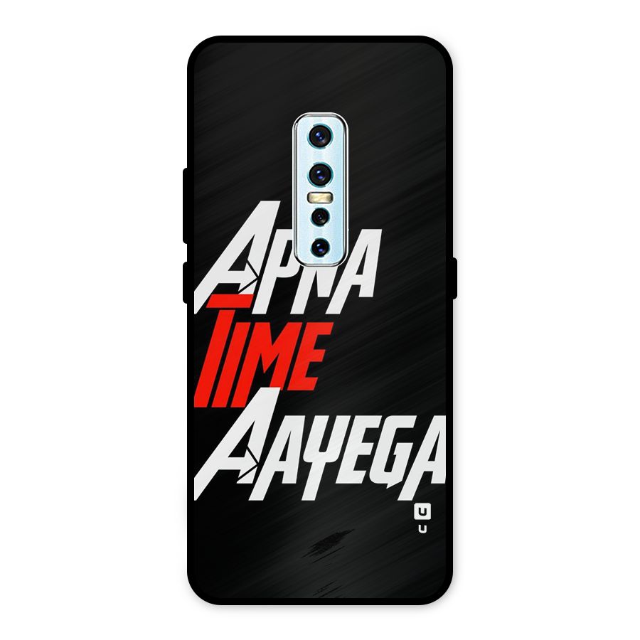 Time Aayega Metal Back Case for Vivo V17 Pro