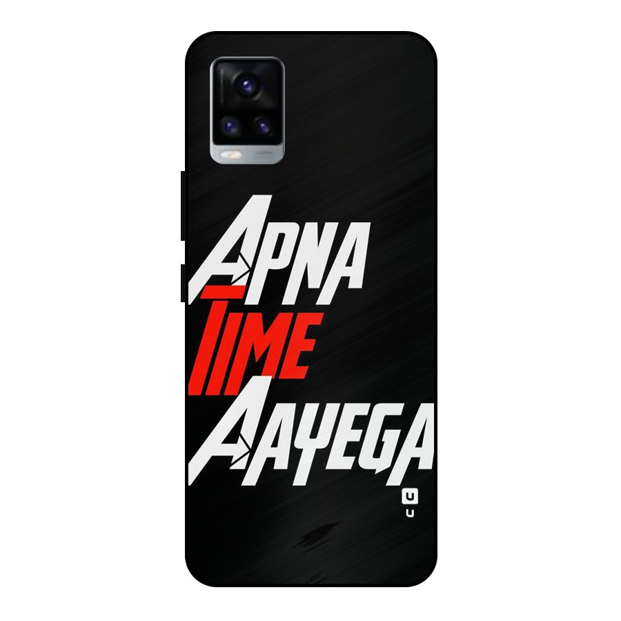Time Aayega Metal Back Case for Vivo V20