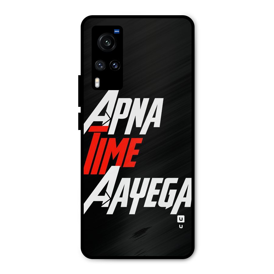 Time Aayega Metal Back Case for Vivo X60