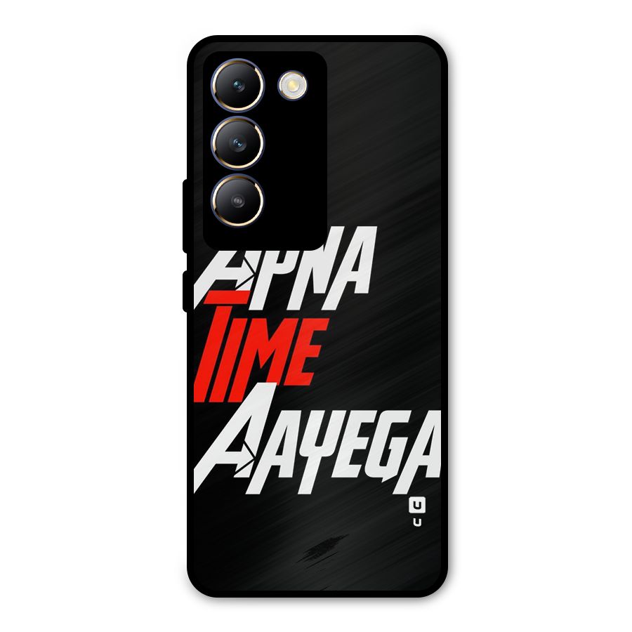 Time Aayega Metal Back Case for Vivo Y200e