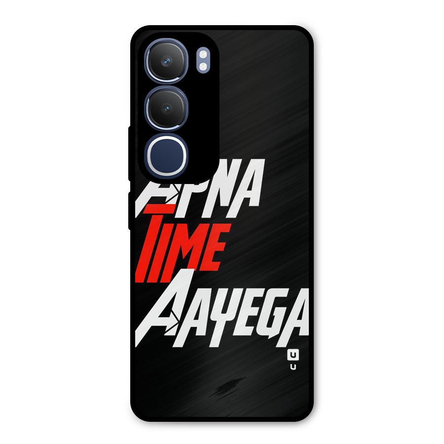 Time Aayega Metal Back Case for Vivo Y29