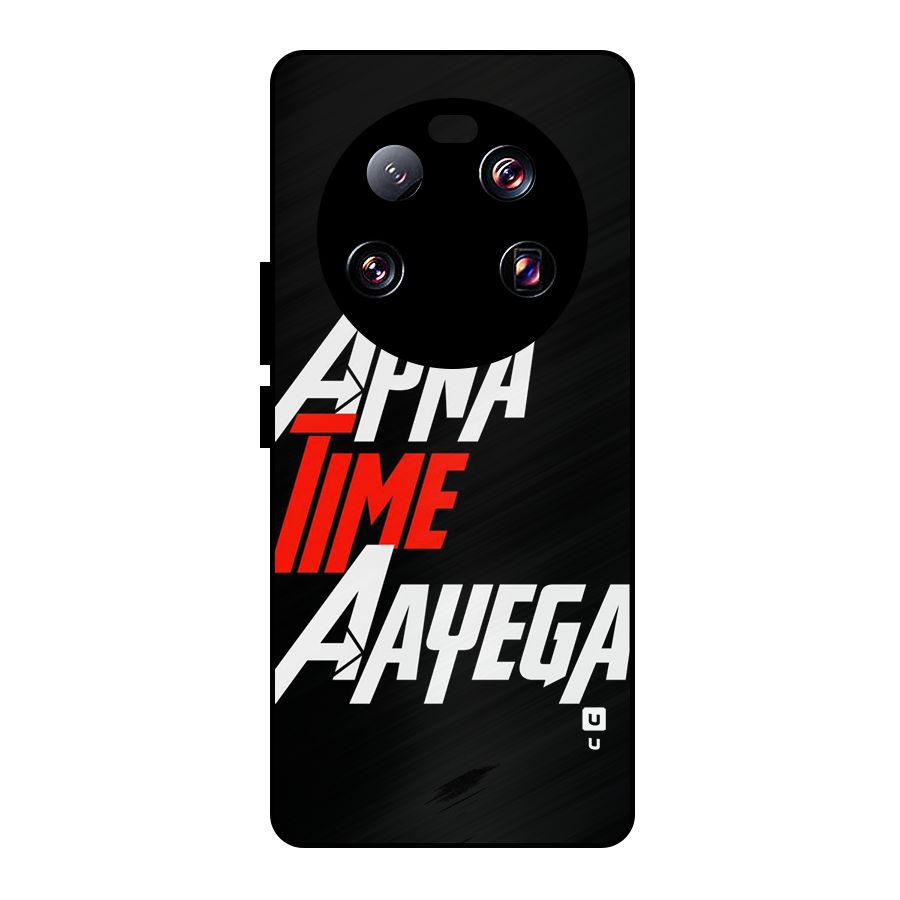 Time Aayega Metal Back Case for Xiaomi 13 Ultra