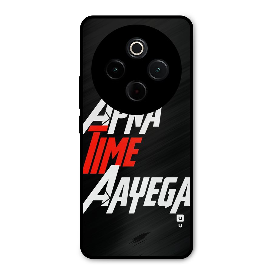Time Aayega Metal Back Case for iQOO Z10
