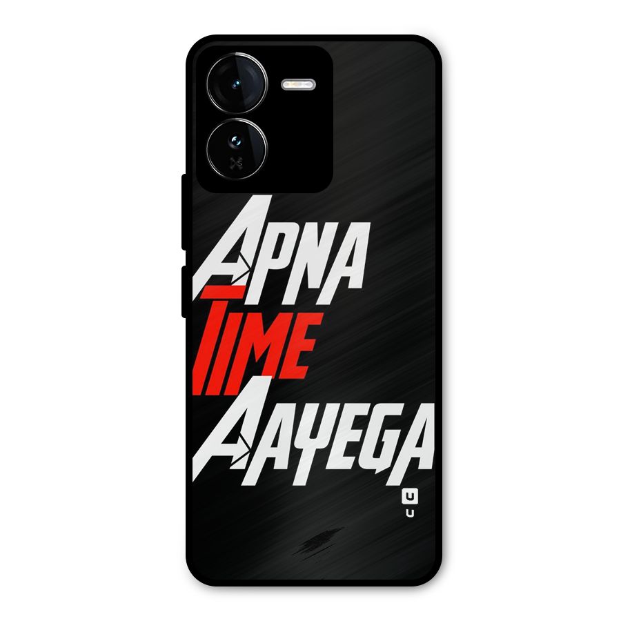 Time Aayega Metal Back Case for iQOO Z9