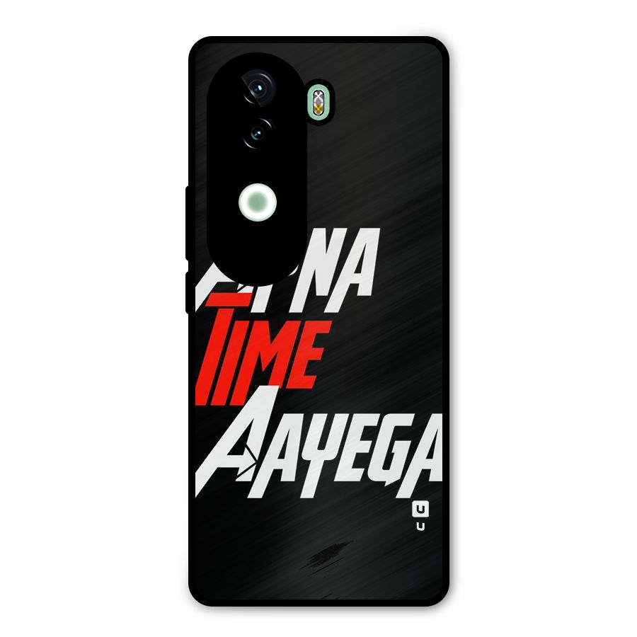 Time Aayega Metal Back Case for iQOO Z9s