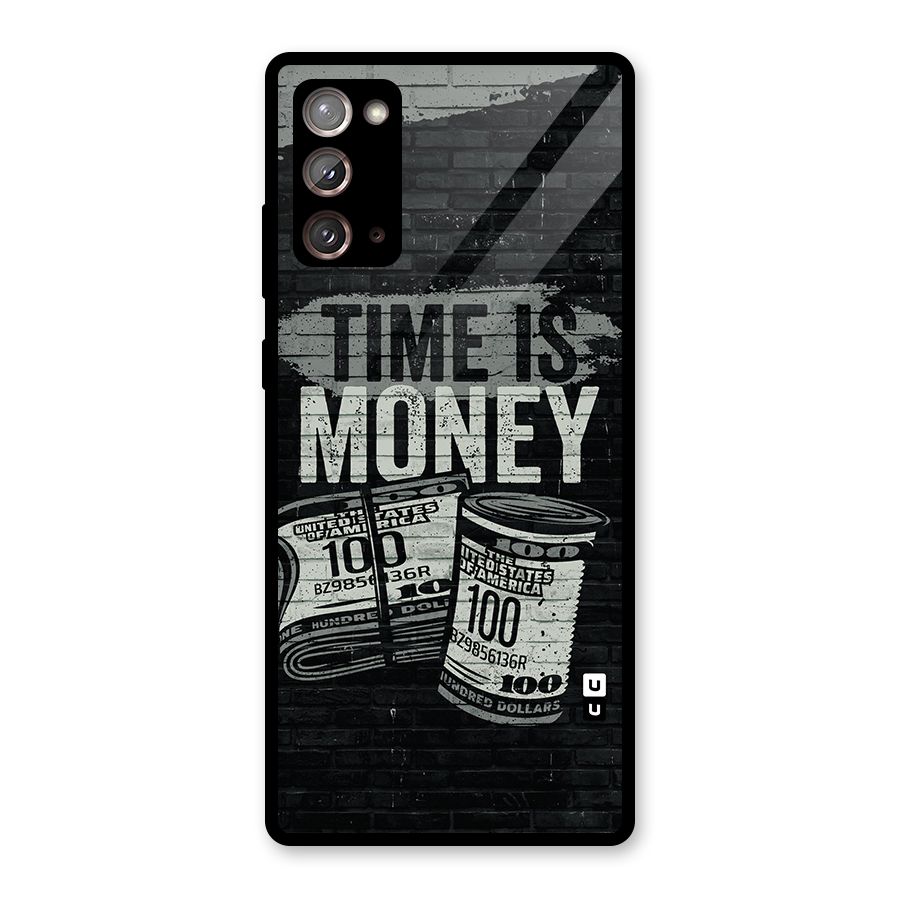 Time Is Money Glass Back Case for Galaxy Note 20