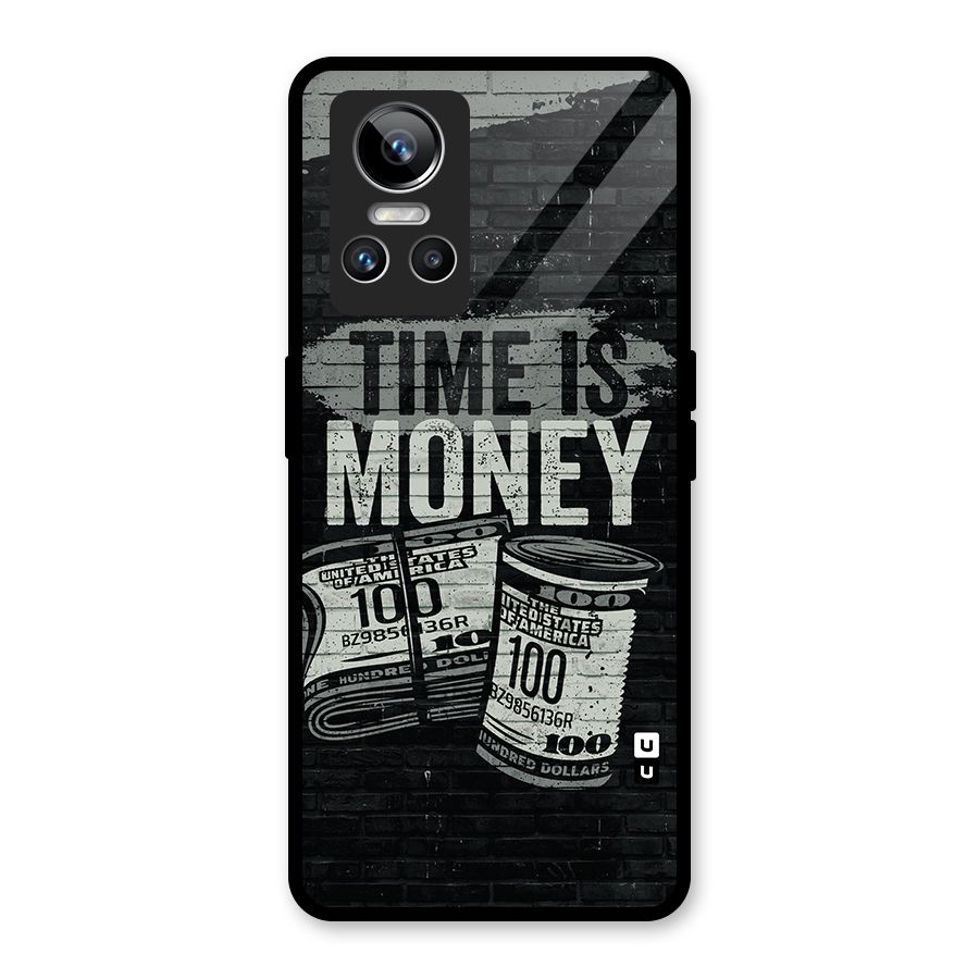 Time Is Money Glass Back Case for Realme GT Neo 3