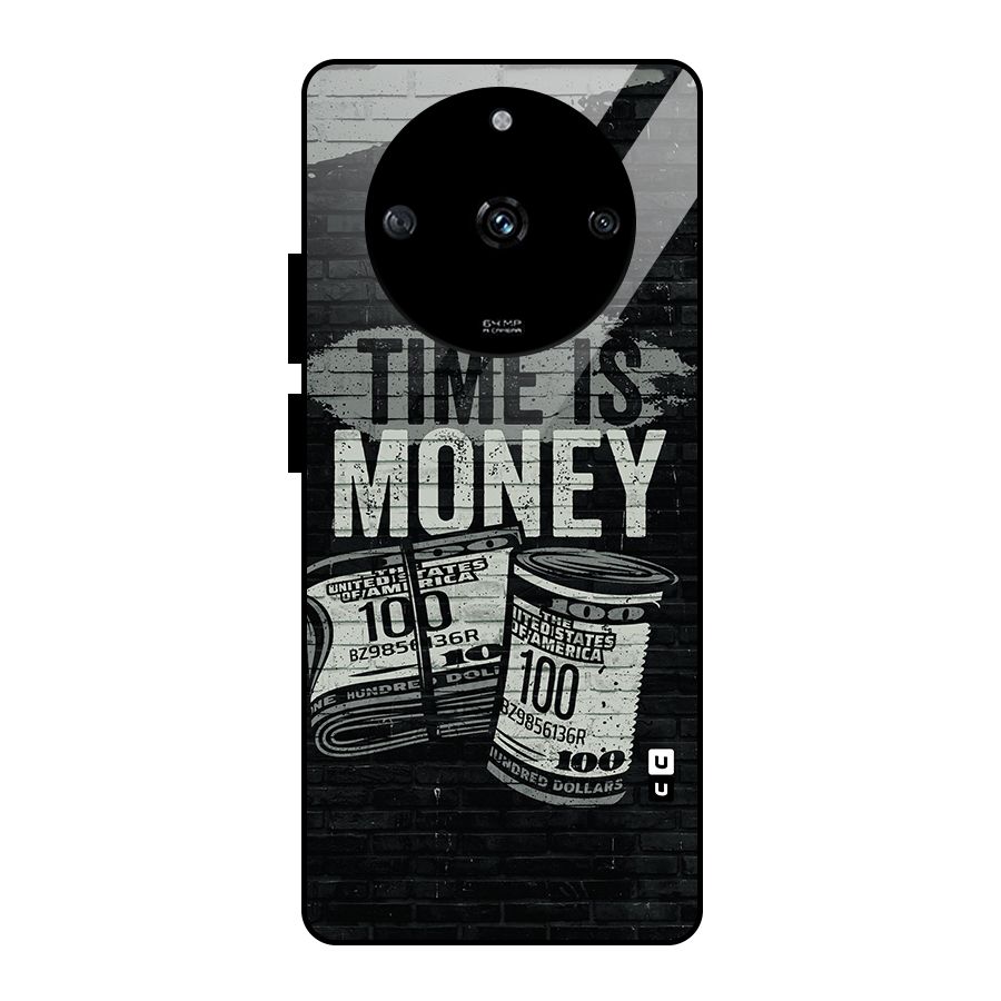 Time Is Money Glass Back Case for Realme Narzo 60 5G