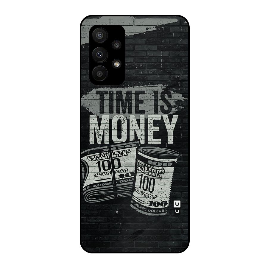 Time Is Money Metal Back Case for Galaxy A23