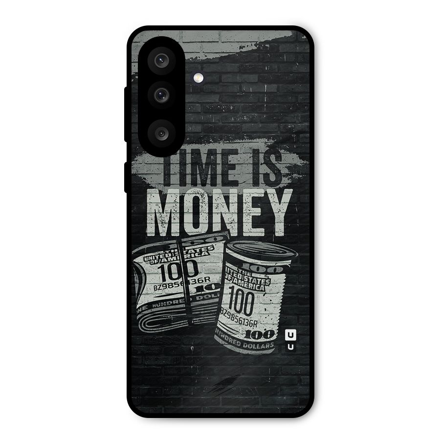 Time Is Money Metal Back Case for Galaxy M56