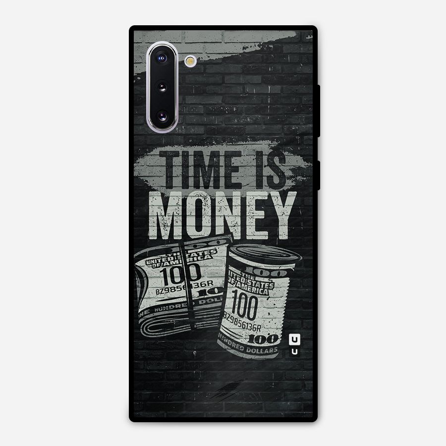 Time Is Money Metal Back Case for Galaxy Note 10
