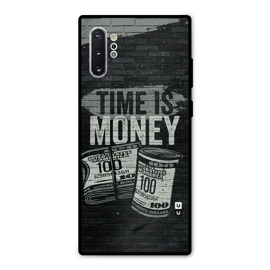 Time Is Money Metal Back Case for Galaxy Note 10 Plus