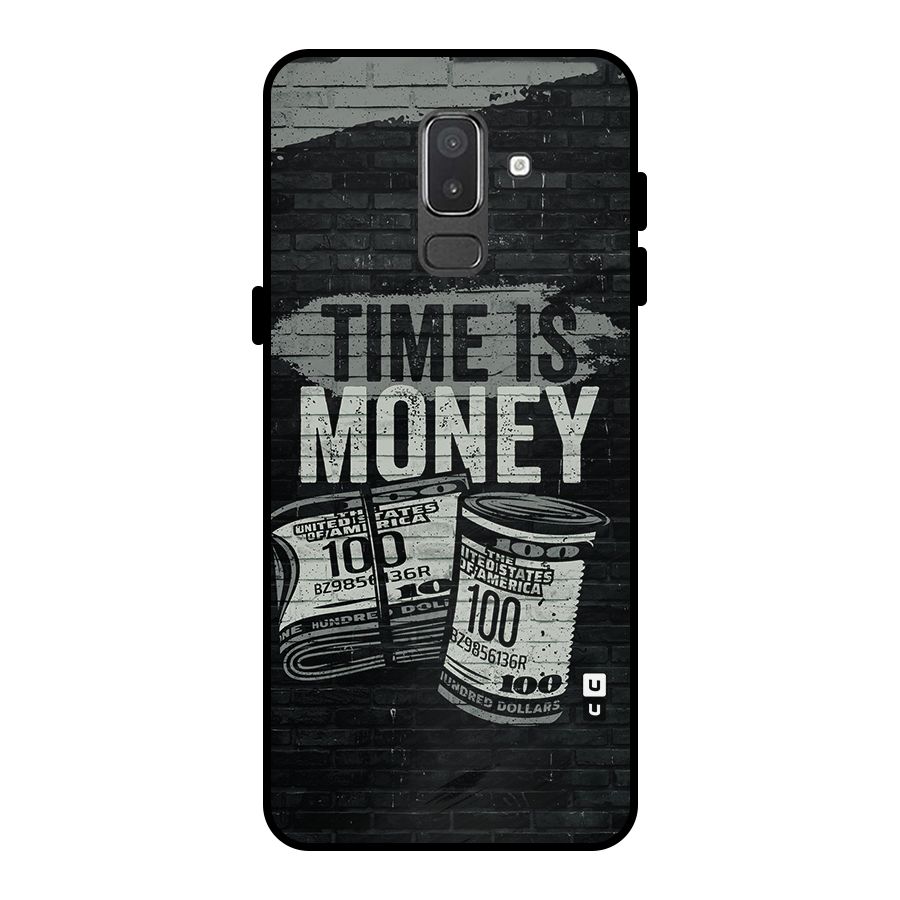 Time Is Money Metal Back Case for Galaxy On8 (2018)