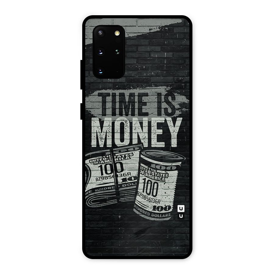 Time Is Money Metal Back Case for Galaxy S20 Plus