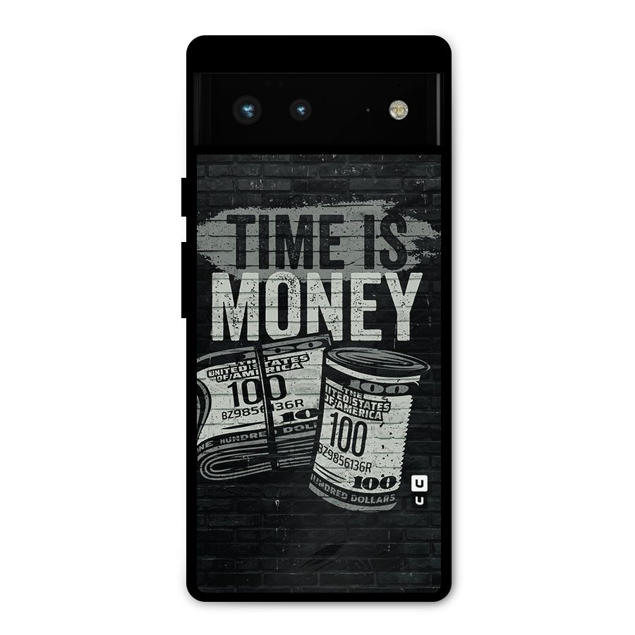 Time Is Money Metal Back Case for Google Pixel 6