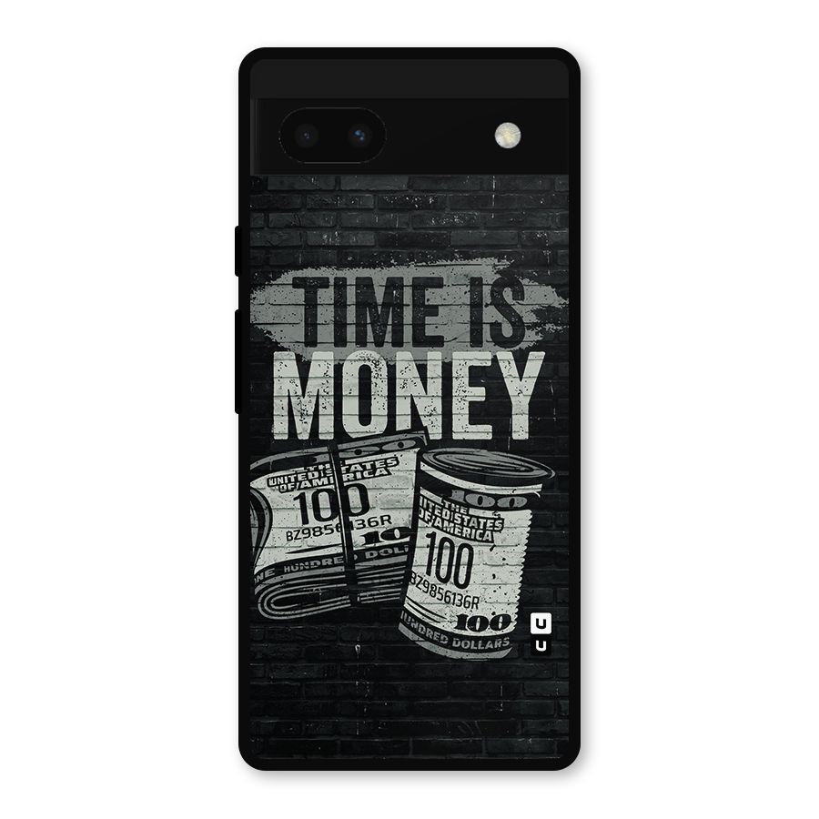 Time Is Money Metal Back Case for Google Pixel 6a