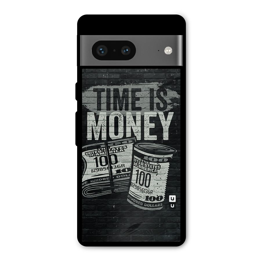 Time Is Money Metal Back Case for Google Pixel 7