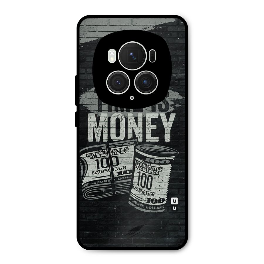Time Is Money Metal Back Case for Honor Magic6 Pro
