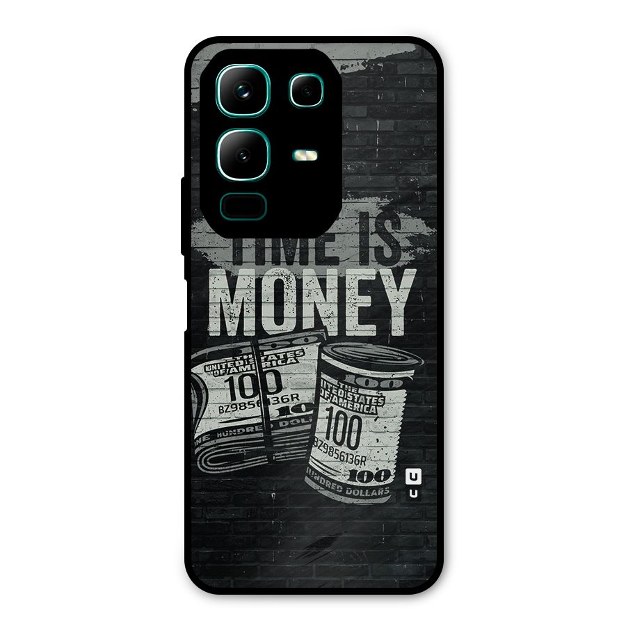Time Is Money Metal Back Case for Infinix Note 50x