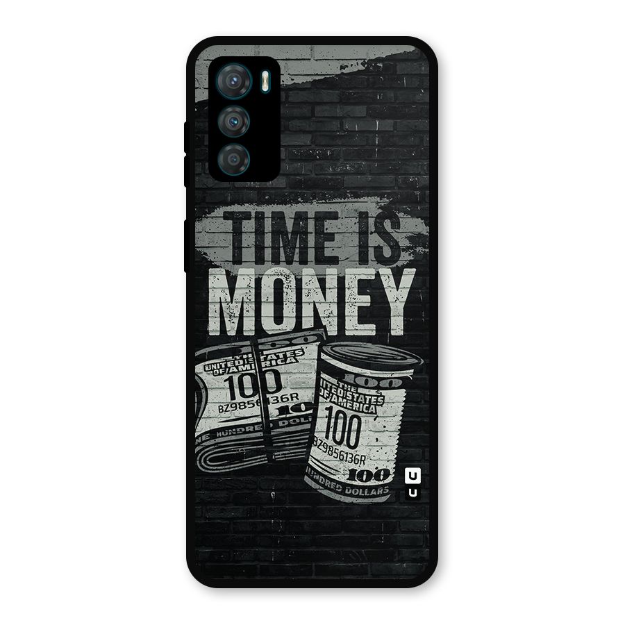 Time Is Money Metal Back Case for Moto G42