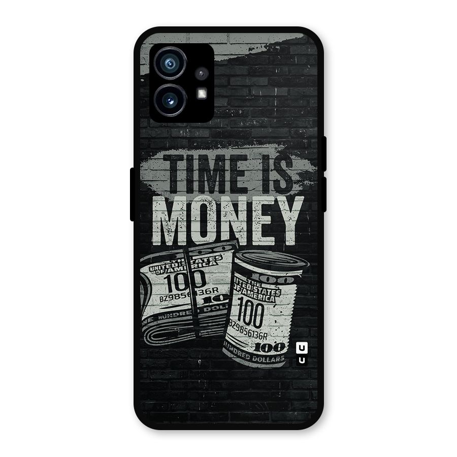 Time Is Money Metal Back Case for Nothing Phone 1