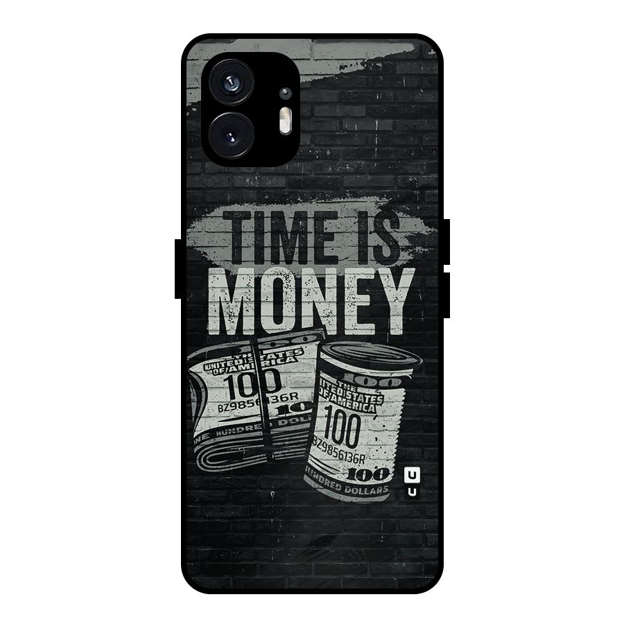 Time Is Money Metal Back Case for Nothing Phone 2