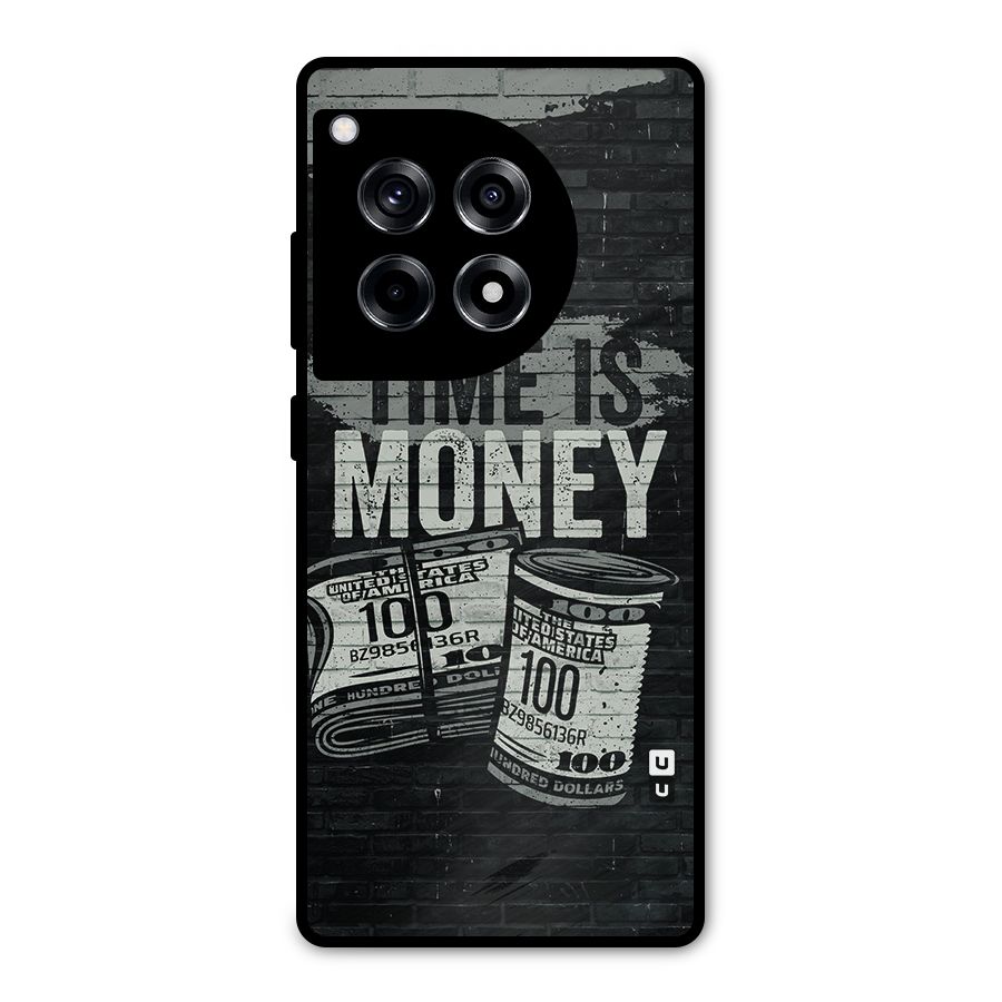 Time Is Money Metal Back Case for OnePlus 12R