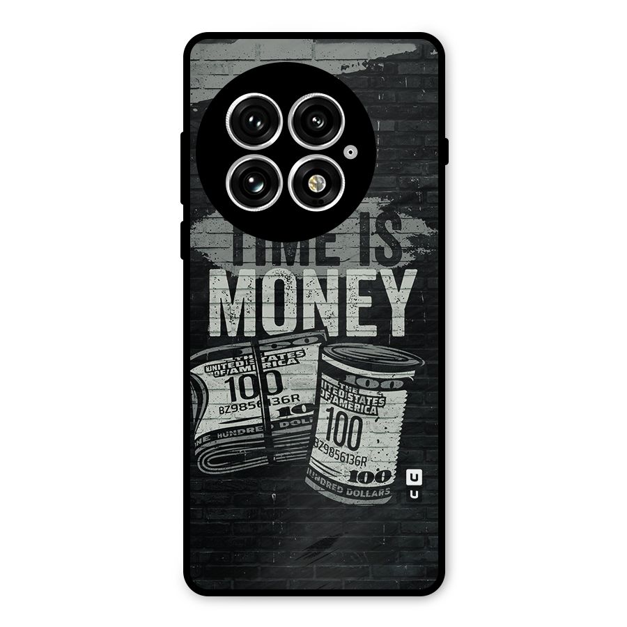 Time Is Money Metal Back Case for OnePlus 13
