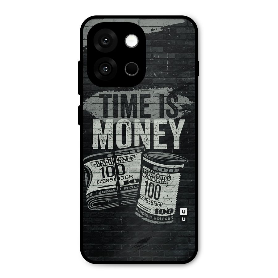 Time Is Money Metal Back Case for OnePlus 13s