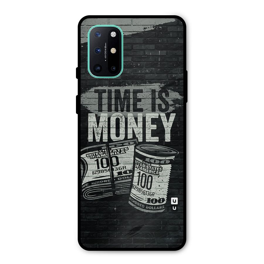 Time Is Money Metal Back Case for OnePlus 8T