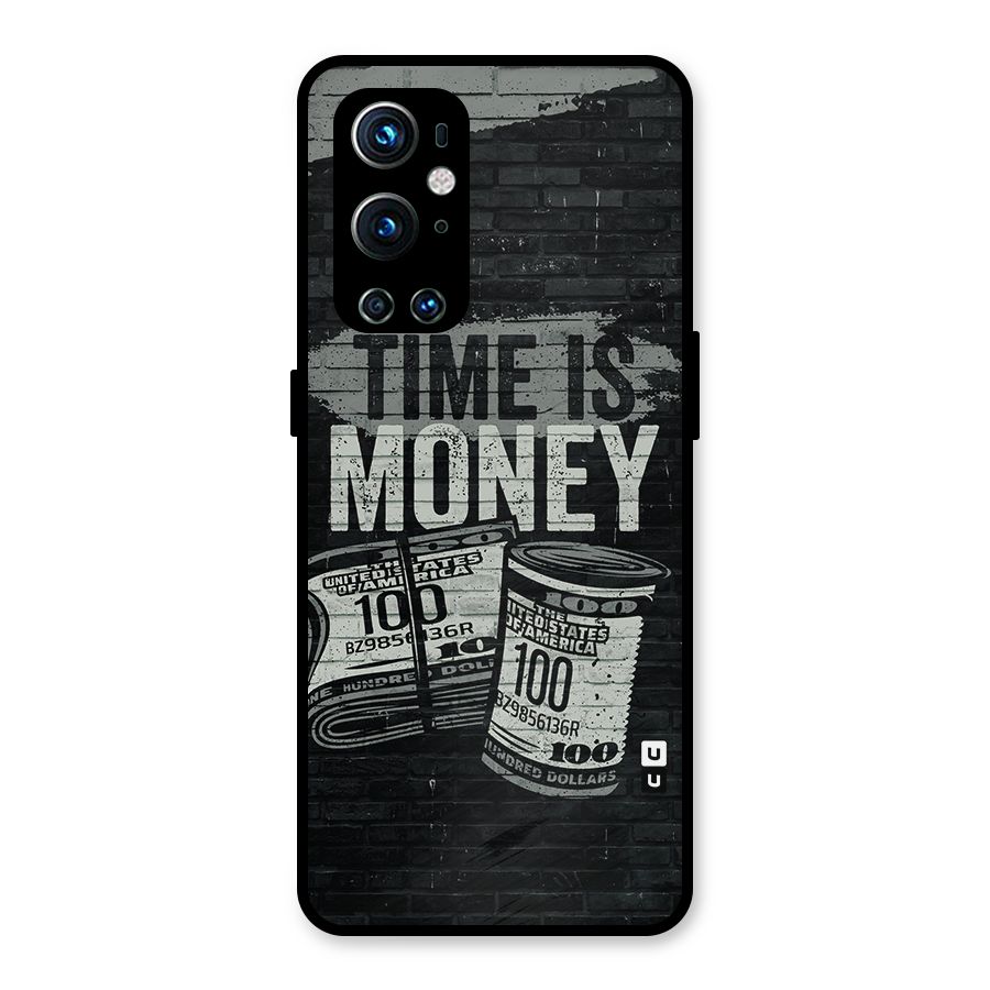 Time Is Money Metal Back Case for OnePlus 9 Pro