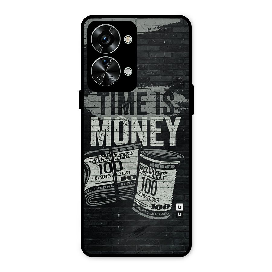 Time Is Money Metal Back Case for OnePlus Nord 2T