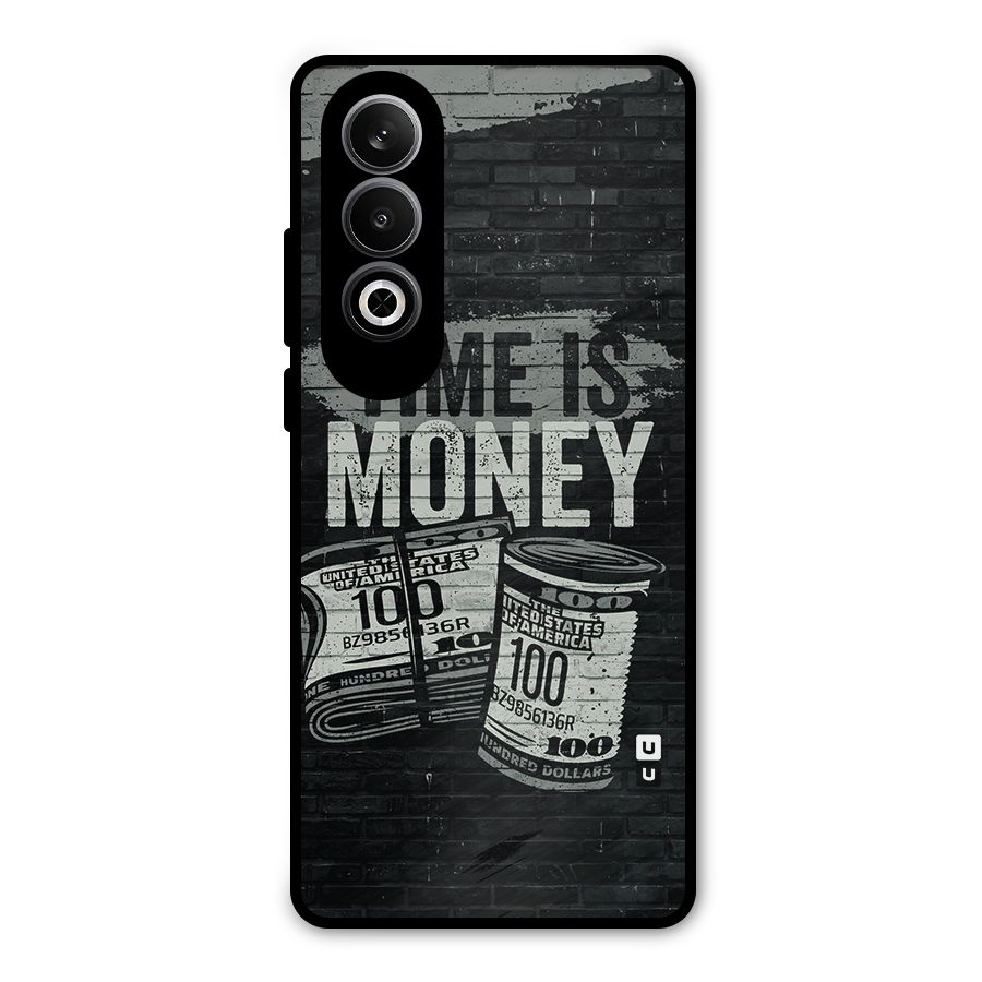 Time Is Money Metal Back Case for OnePlus Nord CE4