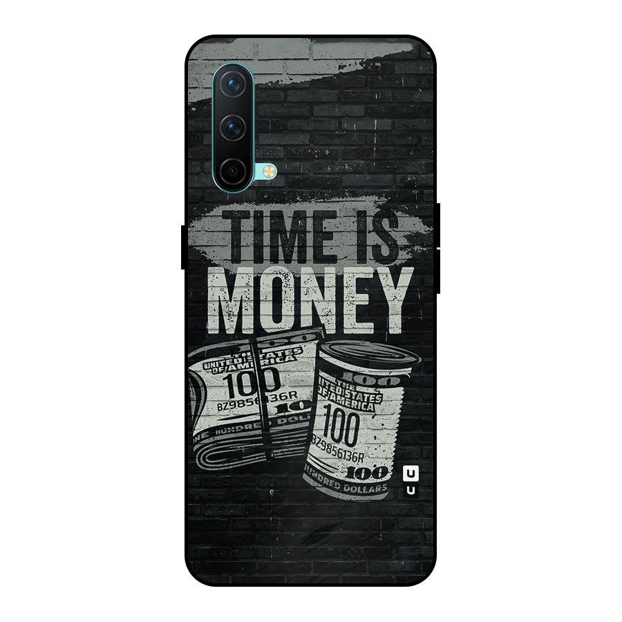 Time Is Money Metal Back Case for OnePlus Nord CE 5G