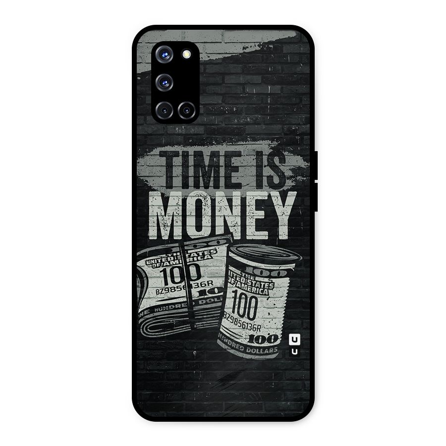 Time Is Money Metal Back Case for Oppo A52