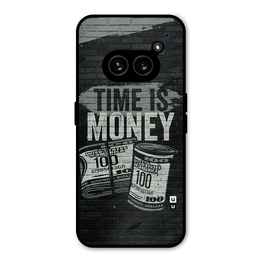 Time Is Money Metal Back Case for Nothing Phone 2a