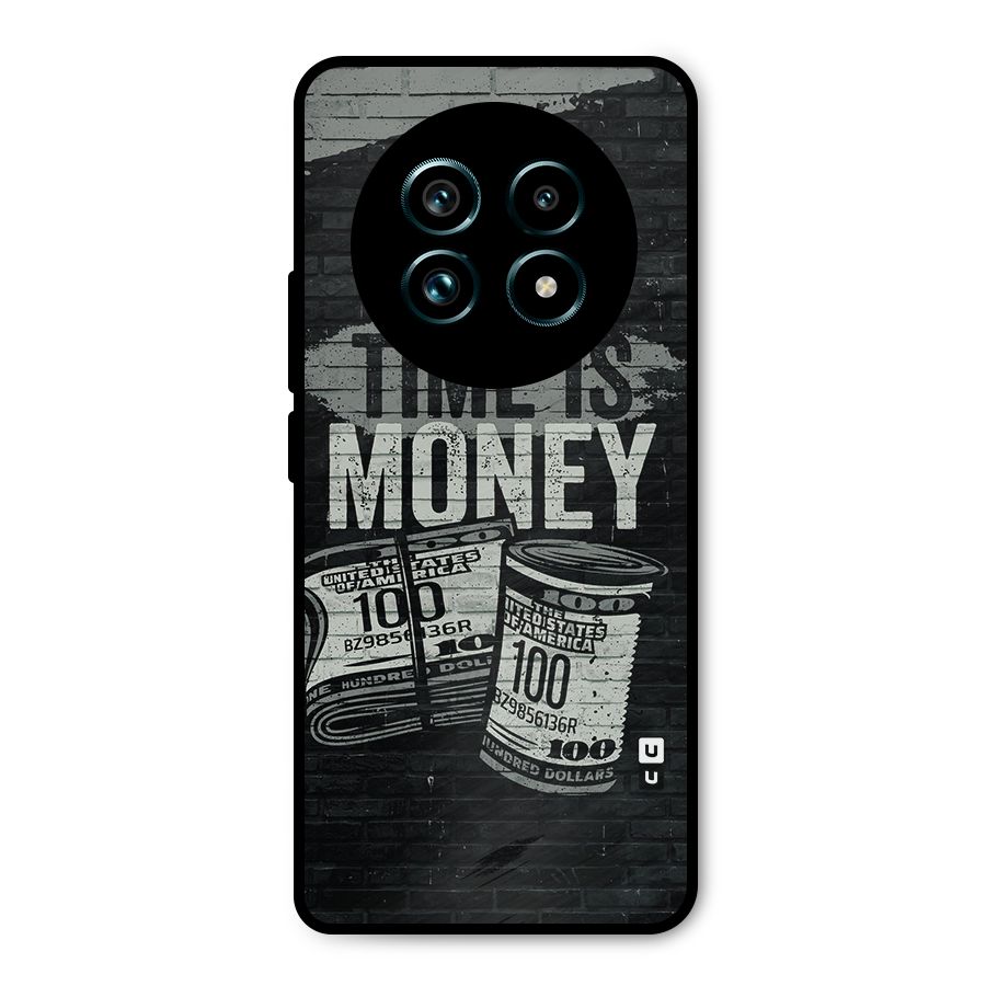 Time Is Money Metal Back Case for Realme 13 Pro Plus
