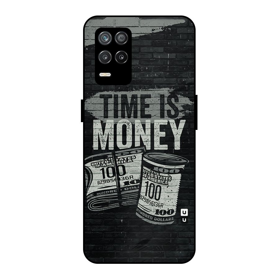 Time Is Money Metal Back Case for Realme 9 5G