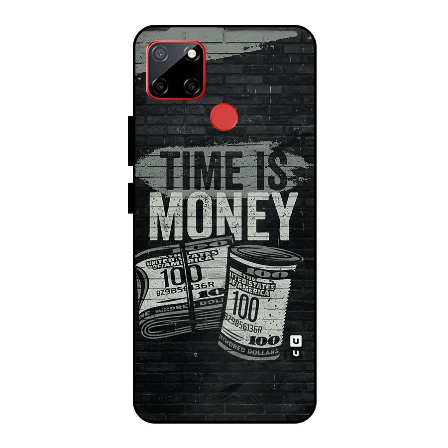 Time Is Money Metal Back Case for Realme C12