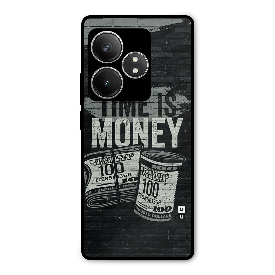 Time Is Money Metal Back Case for Realme GT 6T