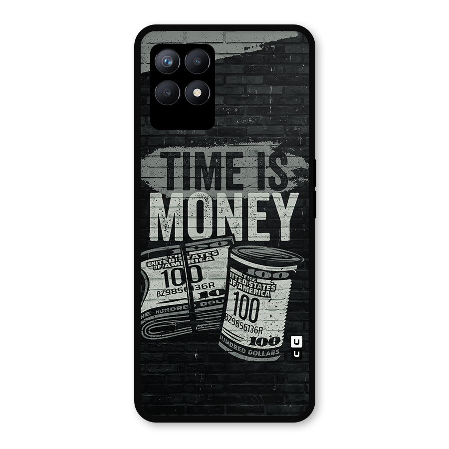 Time Is Money Metal Back Case for Realme Narzo 50