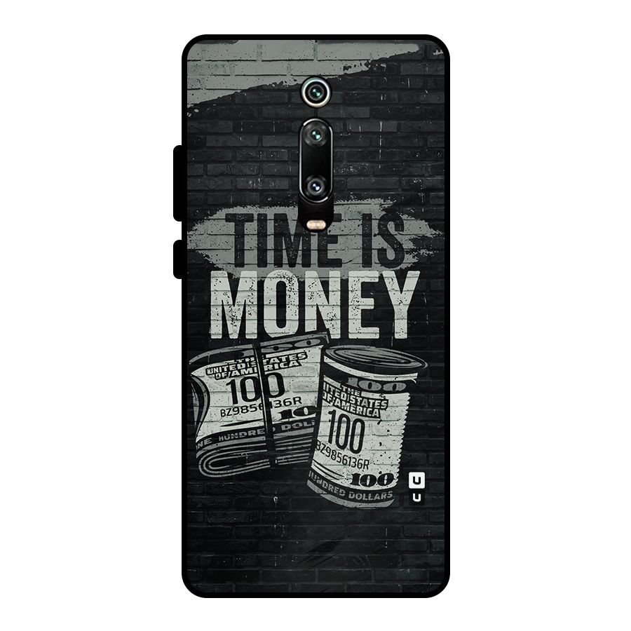 Time Is Money Metal Back Case for Redmi K20