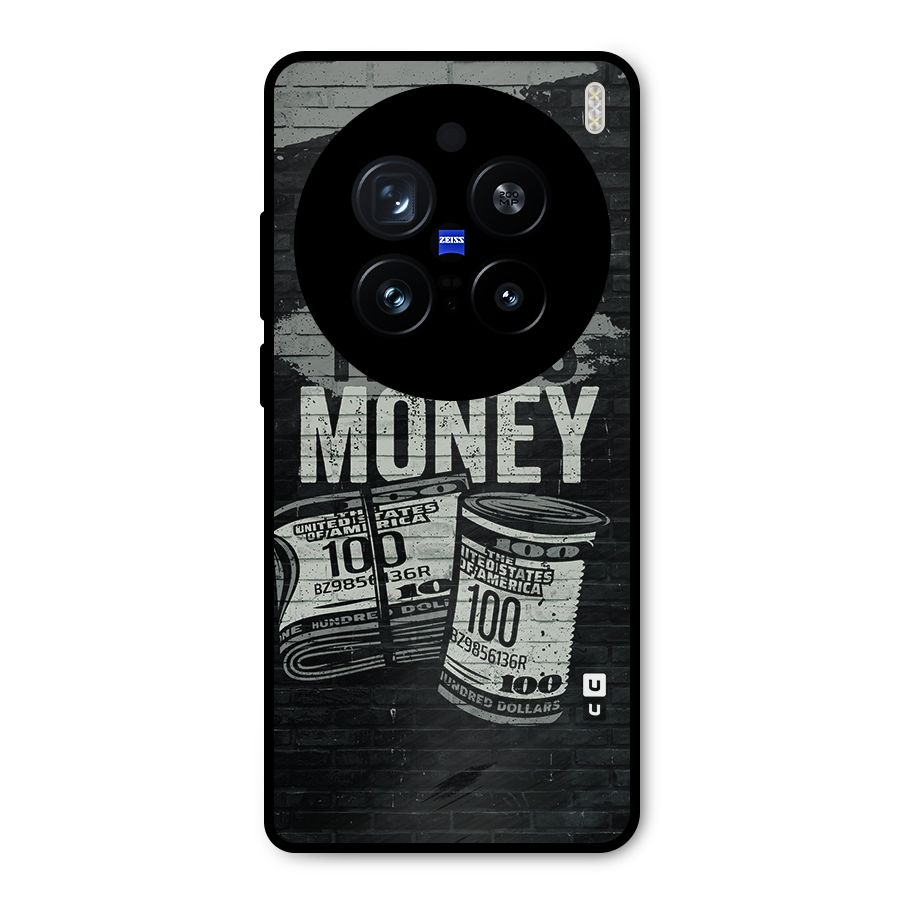 Time Is Money Metal Back Case for Vivo X200 Pro