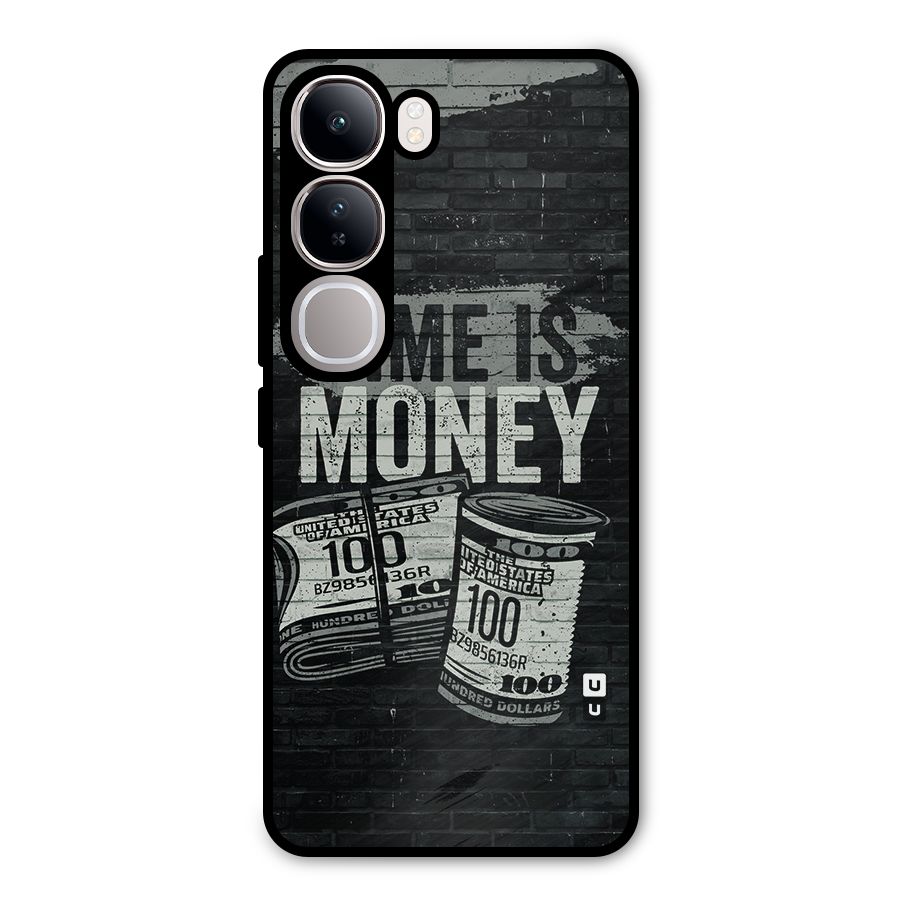 Time Is Money Metal Back Case for Vivo Y300