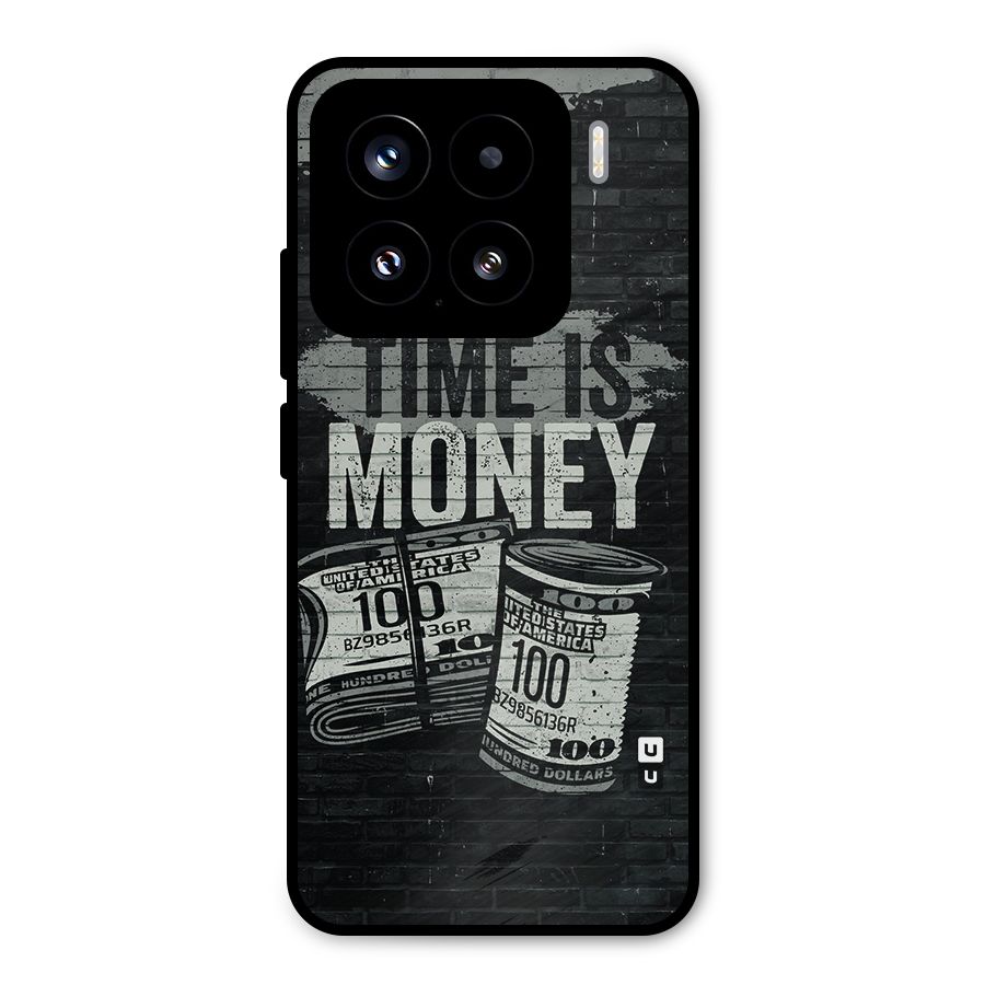 Time Is Money Metal Back Case for Xiaomi 15