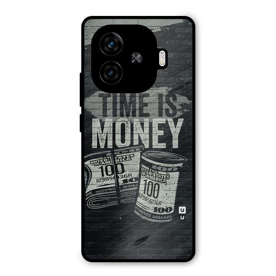 Time Is Money Metal Back Case for iQOO Neo 10R