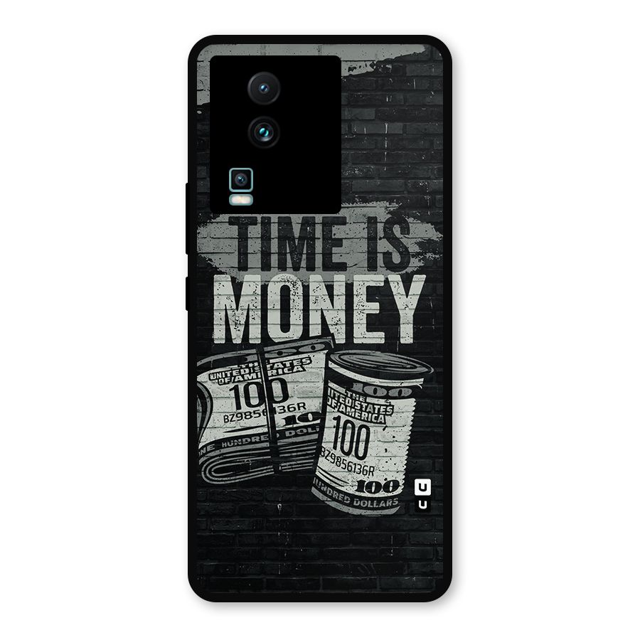 Time Is Money Metal Back Case for iQOO Neo 7